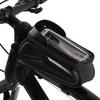 Bike Phone Front Frame Bag Waterproof Reflective   Phone Mount Top Tube Bag Pouch