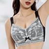 Lingerie Women's Full-cup Thin Adjustable Large-sized Bra Breast Retraction Anti-sagging Bra Push Up Bra
