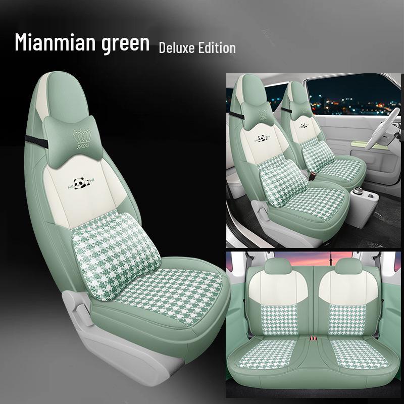 JXS Sports Leather Seat Cushion for Geely Panda MINI - All-Season Car Seat Cover
