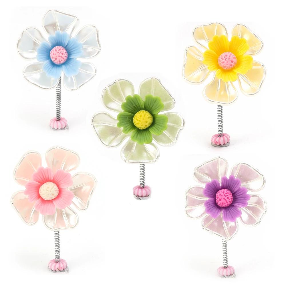 Ornamente Auto Floare Scoică Consola Centrală Automată Bord Floare cu Cap Clătinat Ornament Accesorii Decorațiuni DIY Interior Auto