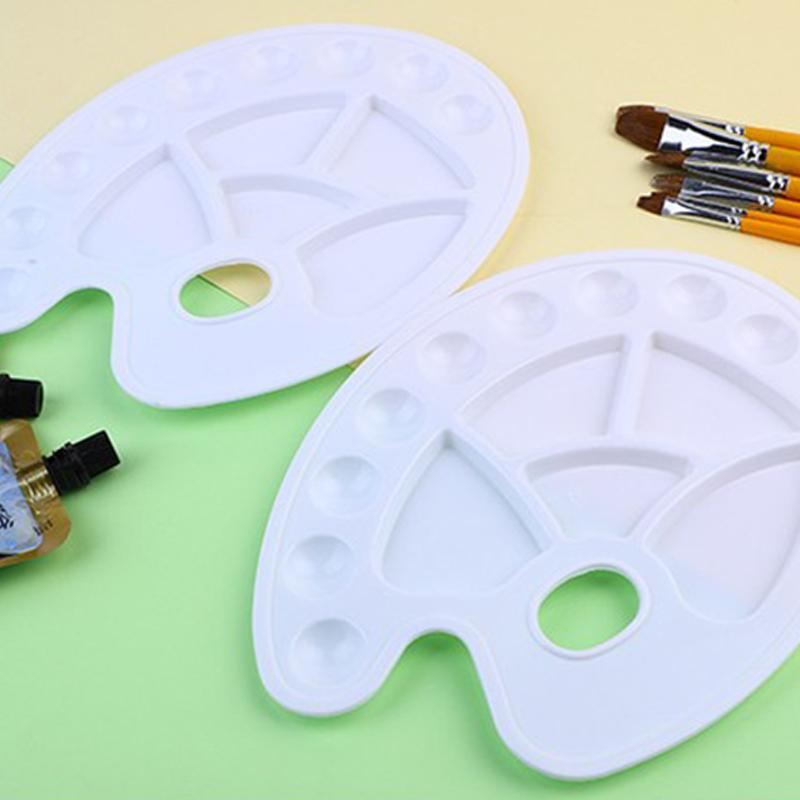 1pc Children Drawing Toys Elliptical Color Palette Office Educational Supplies for Art Students Beginner Easy to Clean TMZ