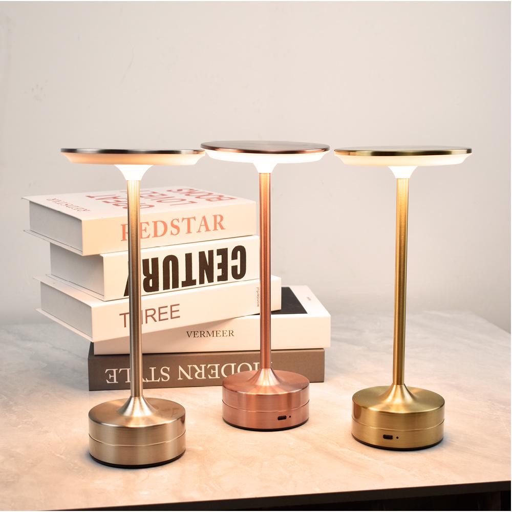 Cross-border LED Touch Table Lamp: Night Light & Decorative Atmosphere for Restaurant Bars & Dining Tables - Minimalist Design