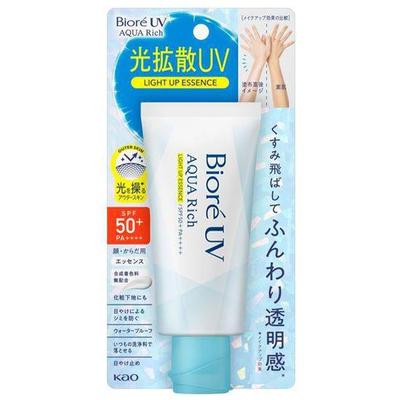 Kao UV Aqua Rich Light Up Essence SPF kremas 70g - Drėkinanti apsaugos nuo saulės formulė