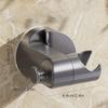 Easy To Install Shower Head Bracket Without Drilling, with Adjustable Suction Cup and Rotating Hook - Durable Plastic
