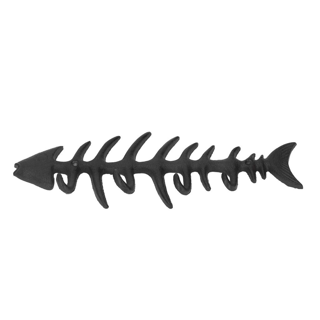 Fishbone Hook Rack Industrial Style Personality Retro Wall Hanging Fishbone Towel Coat Hook