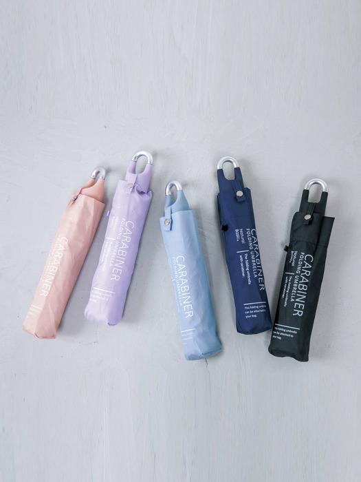 mybrella Natural Basic Lightweight 250g Carabiner UV Protection 6K Manual Umbrella pink beige