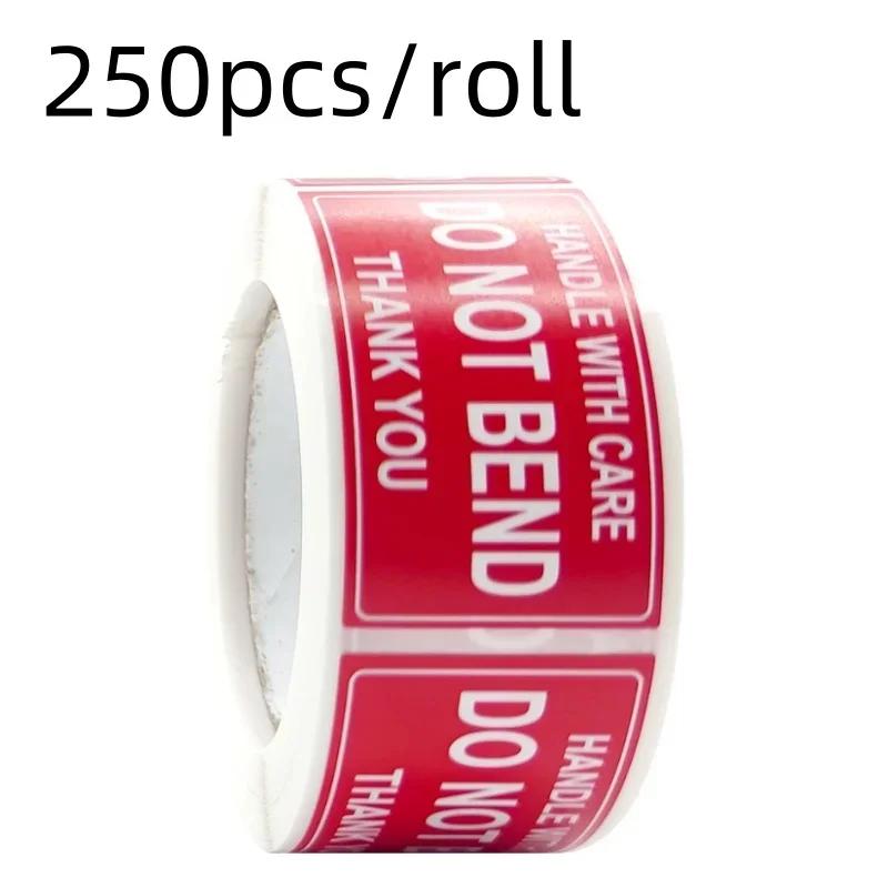250Pcs Fragile Warning Sticker Roll Handle With Care Keep Shipping Express Label Useful Tag