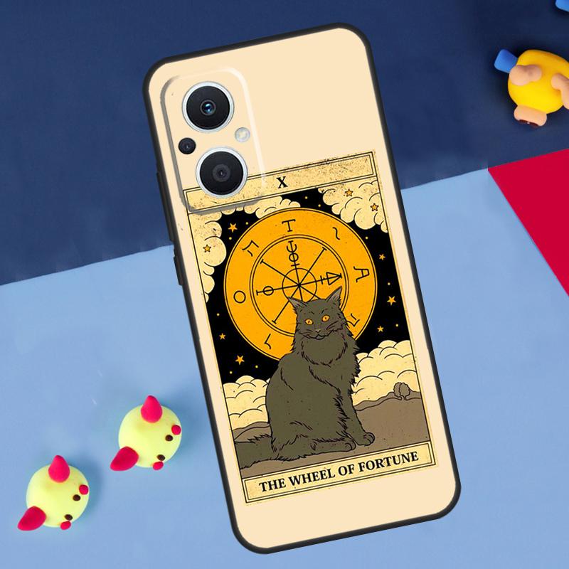 Der Kaiser Tarot Katzenkunst Druck Für OPPO Reno 14F 13F 12F 11F 10 11 12 13 14 Pro 8T 7 8 Lite OPPO Find X6 X5 X8 X9 Pro Hülle