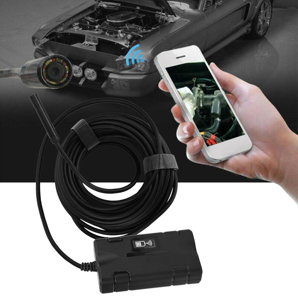 F270 8MM Lens 8LED Portable Wifi Endoscope 2.0MP 1080P Borescope Industrial Instruments10M