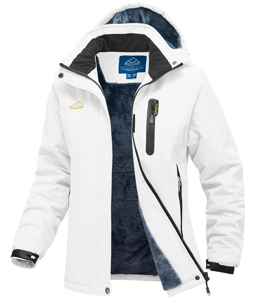 Outdoor Fleece Mountain Water Climbing Cold Weather Ski Detachable Work Winter Clothes [Gopune] Women's Jacket, Lining, Parka, Repellent, Clothes,