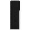 Wall Mounted TV Cabinet Black Oak Effect Particleboard