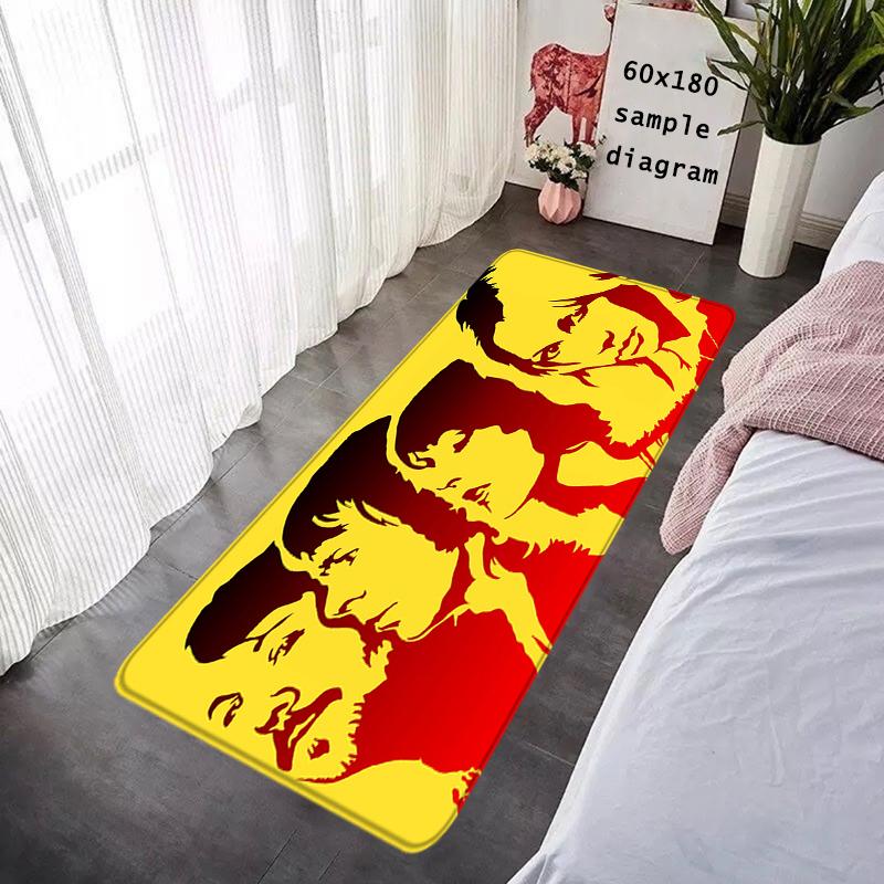 Tapis de sol Musique Pop A-ABBA Tapis Antidérapant pour Entrée Couloir Tapis Cuisine Adsorbant l'Eau Tapis Moelleux Décor de Chevet