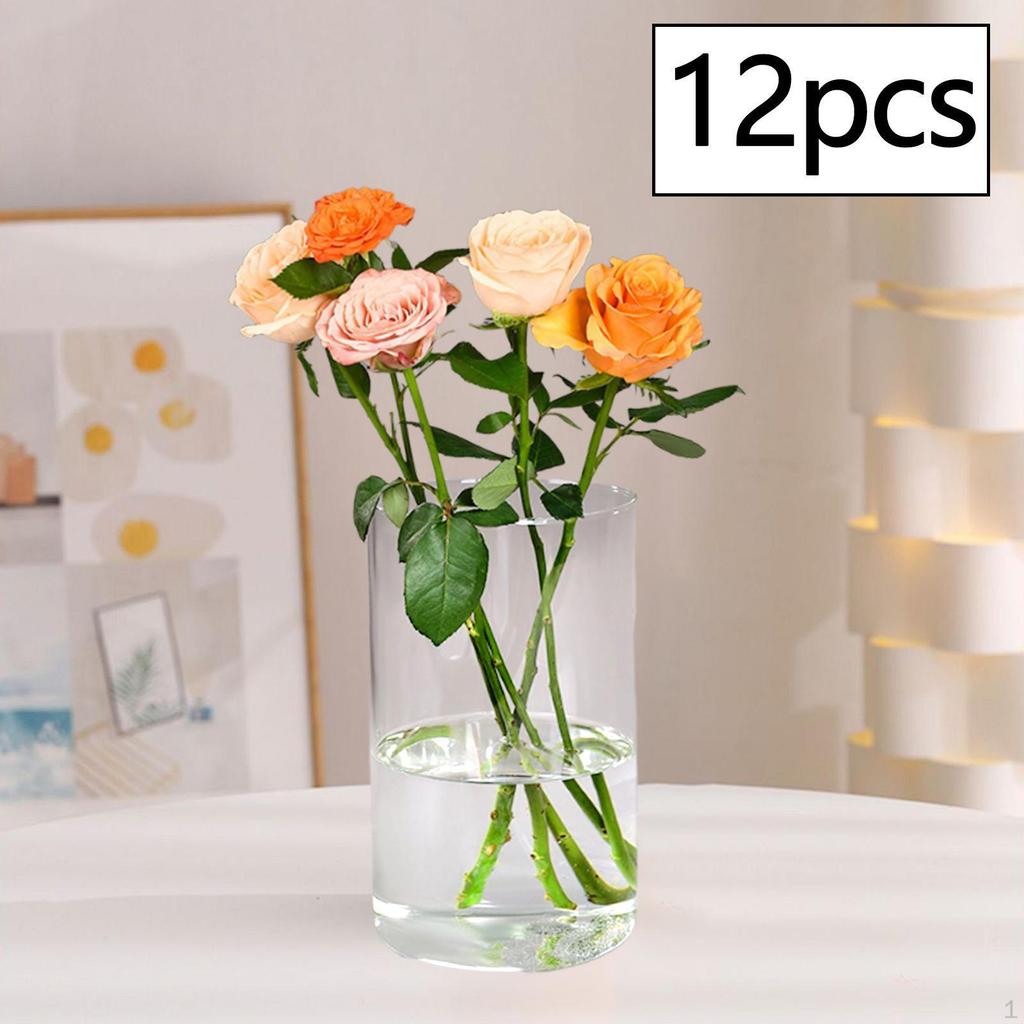 Cylinder Vases for Floral Arrangements And Candle Displays Home