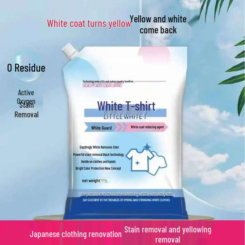 Xiaobai School Uniform Detergent: Whitening & Stain-Removing Powder for Bright, Clean Clothes
