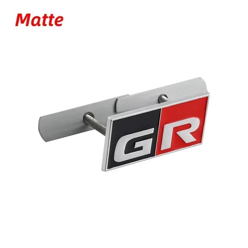 1 szt. GR GR Sportowy Samochód Przedni Grill Emblemat Odznaka dla GR Sport Yaris 86 Hilux Supra C- HR Rav4 Aqua Auris Camry Prado Corolla Avensis