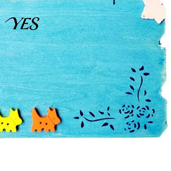Writable Door Plaque Sign for Pet Shops And Homes, Chalkboard Surface Decorative Plaque, Retro Style Wooden Hanging Wall Decor Customizable