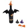 6pcs Cloth Bottle Witch Hat Mini Wine Bottle Covers Dust Cover Wine Bottle Sleeves  Restaurant