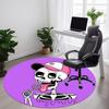 1pc Skelton Candy Office Round Area Rug, Under Office Chairs Bedroom Living Room Home Decor, Room Deco, Available In Various Sizes