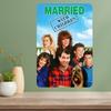 Married with Children Metal TV Show Poster Bord