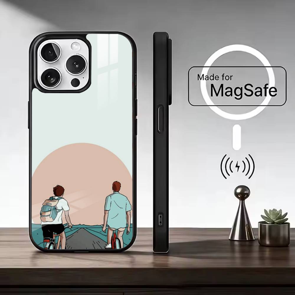 C-Call Me by Your N-Name Phone Case For iPhone17,16,15,14,13,12,11 Plus,Pro Magnetic For Magsafe Wireless Charging