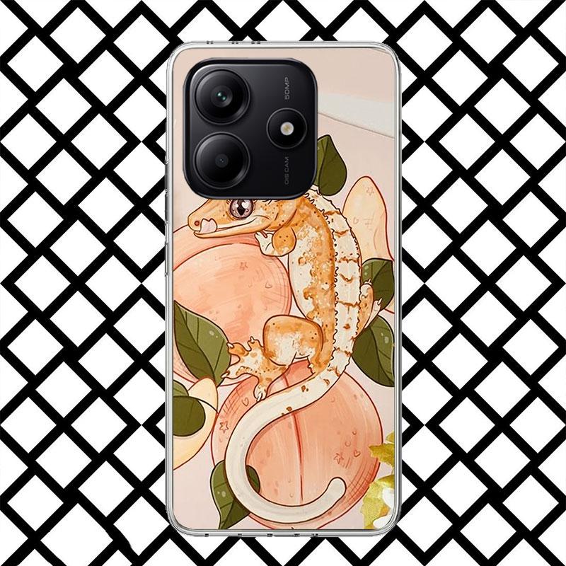 Lizards Geckos Phone Case for Xiaomi Redmi Note 15 14 14S 13 12 12S 11 Pro Plus 11E 11T 11S 10S 5G Soft Cover Fundas Redmi Note