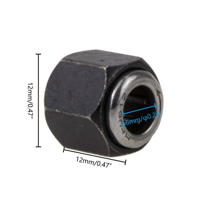 2PCS R025 12mm 14mm One Way Bearing Hex Nut for RC 1/10 HSP RC Model Car Buggy Truck VX 28 21 18 16 Nitro Engine
