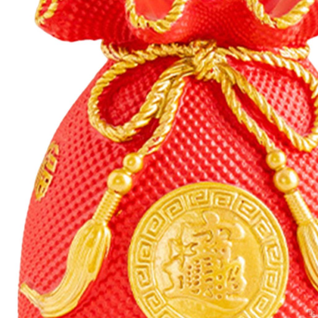 , Symbol of Prosperity, Flower Container, Decorative Object, Wealth Figurine for Celebration