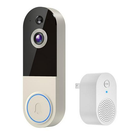 Wireless HD Night Vision Smart Doorbell Camera for Outdoor Home Monitoring