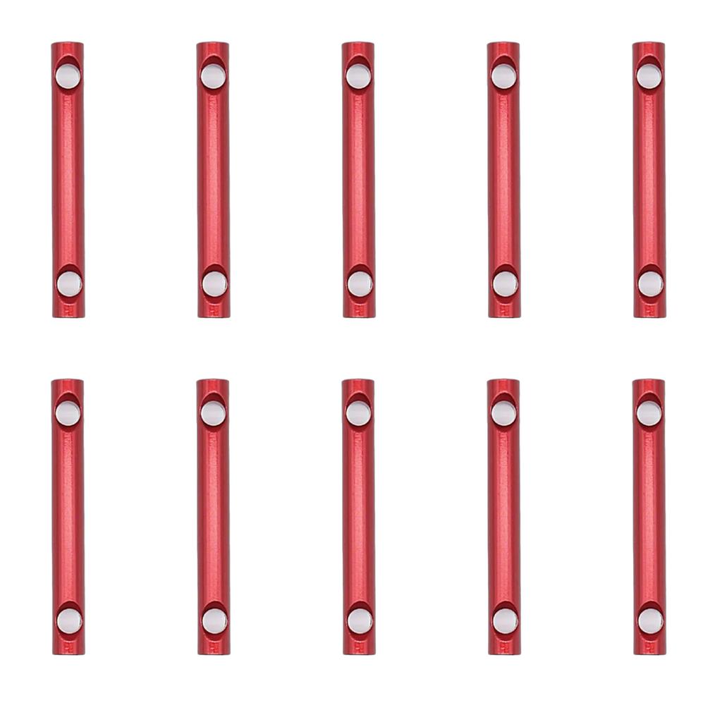 10Pcs Aluminum Alloy Tent Tensioners Two Holes Guyline Cord Adjuster Replacement Tent Rope Adjusters Easy To Use