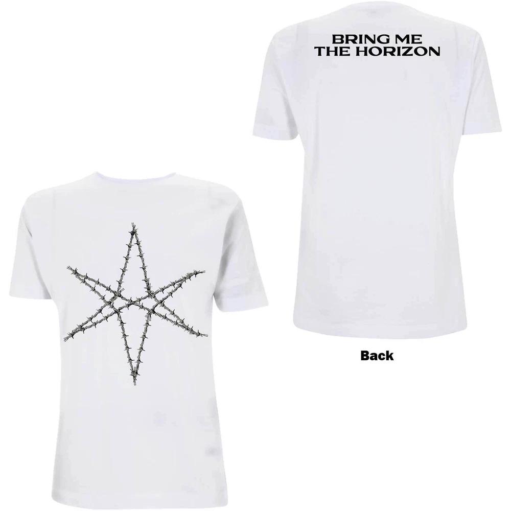 Bring Me The Horizon Unisex TShirt Barbed Wire (Back Print) S
