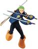 BANPRESTO Zoro Statue with Katana Egghead Suit, 16cm