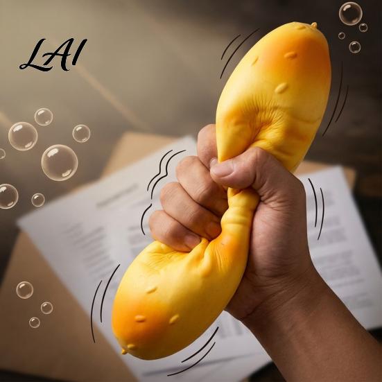 Fun Desk Accessories for Stress Large Baguette Squishy Fidget Toy Realistic French Bread Relief Relaxation Toys Home Use Squeeze Oversized