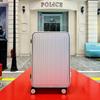 Super Thick Aluminum-Alloy Suitcase, 20-Inch Side-Opening, 24-Inch Front-Opening, 26-Inch Trolley Case for Men and Women