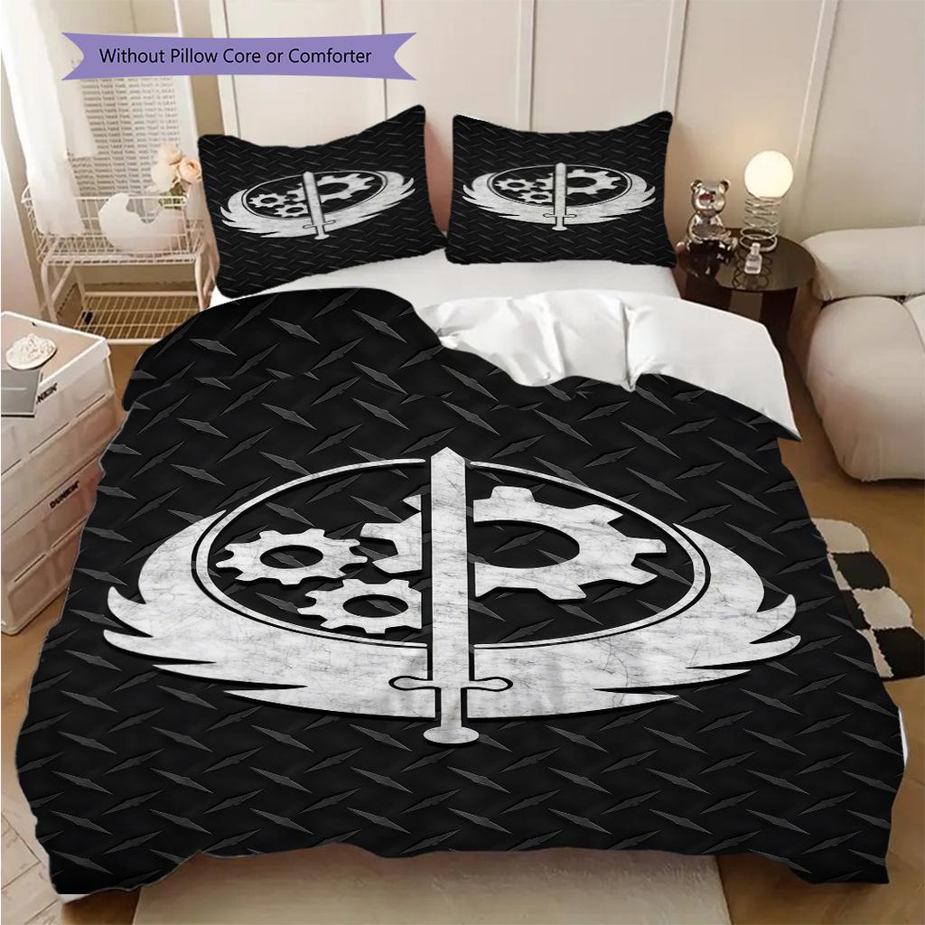 Fallout Postapocalyptic Survival Threepiece Set 1 Duvet Cover 2 Pillowcase Without Core Soft And Comfortable Christmas Birthday Gift