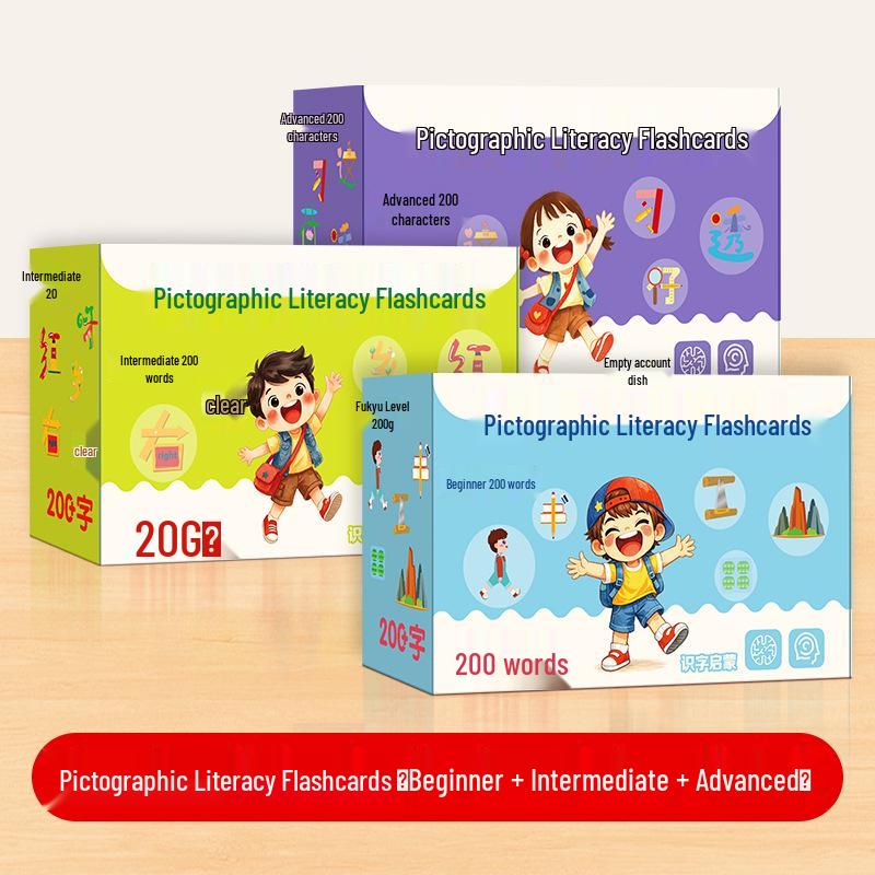 Early Education Flashcards: Kindergarten Literacy & Picture Word Recognition
