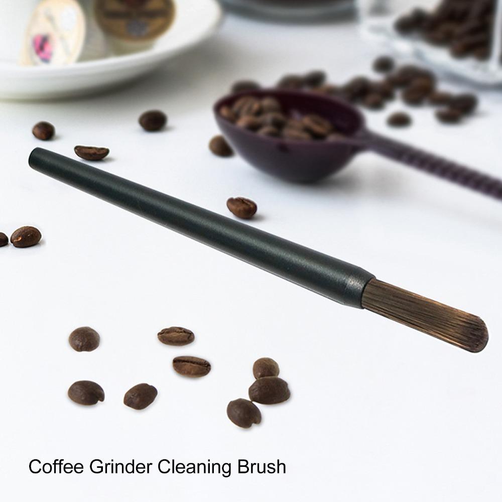 2 Pcs set Nylon Brush Coffee Machine Cleaning Brush Coffee Grinder Cleaning