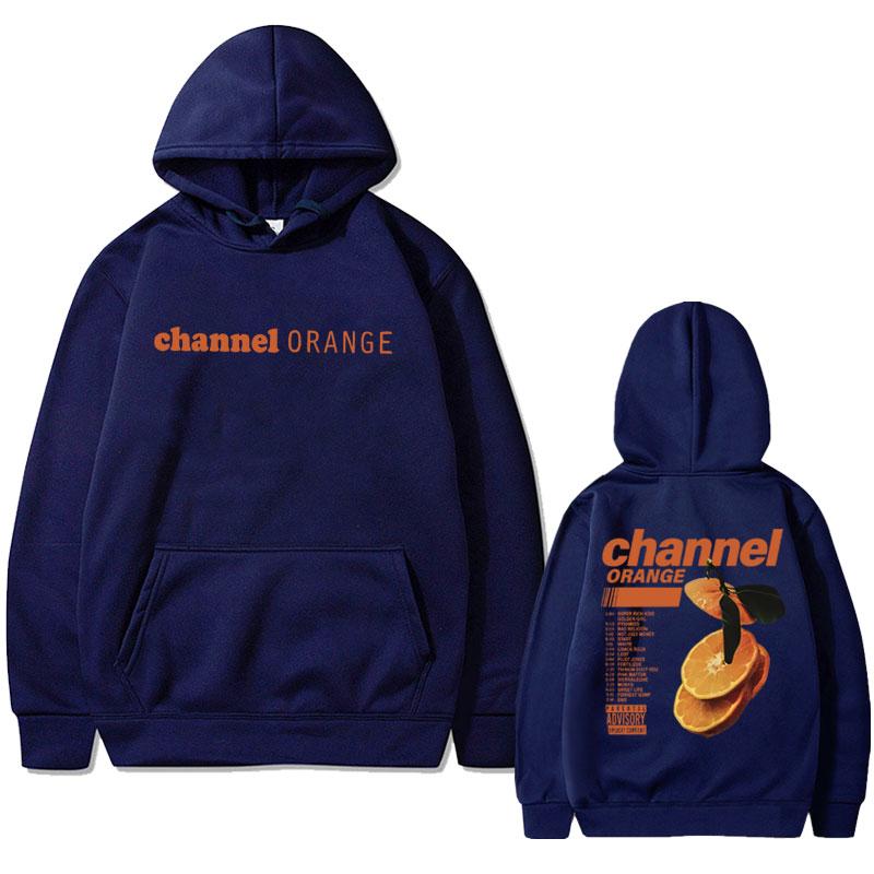 Rapper Frank Channel Orange Graphic Hoodie Ocean Oversized Sweatshirt Blond Hip Hop Vintage Hoodies Men's Fashion Streetwear