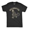 Mens Gassquatch T Shirt Funny Fart Sasquatch Bigfoot Sarcastic Graphic Tee