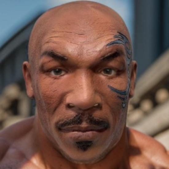 

Popular boxing champion Tyson mask headgear can be labeled and passes quality inspection with free labeling Boxing King Tyson