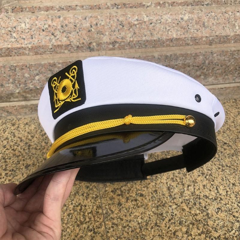 Sailors Captain Hat for Stage Sailors Party Cosplay Costume Masquerades Captain Hat for Halloween Party