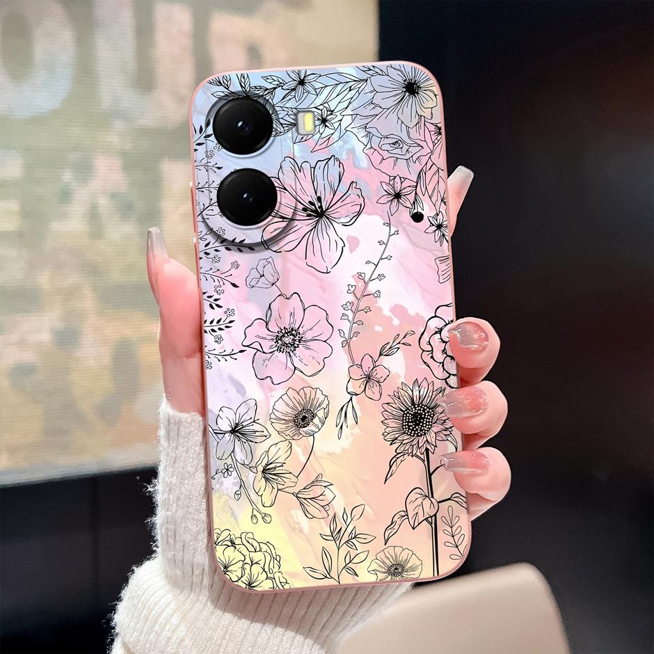 Case For Xiaomi Poco X7 X8 Pro Max Beautiful Bowknot Flower Anti-Fingerprint Unique Phone Cover For PocoX7Pro PocoX8ProMax Coque