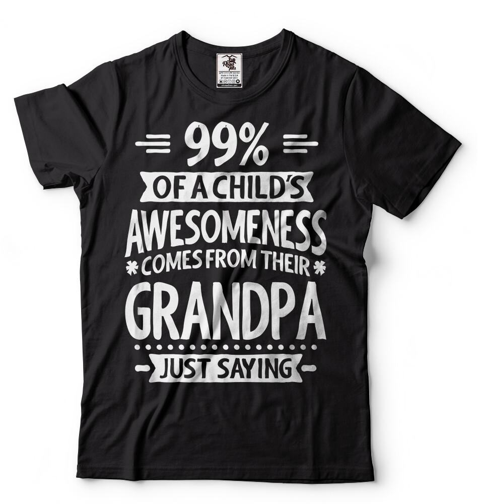 Grandpa Tee new Baby T-shirt Pregnancy Announcement Funny Shirt Birthday Gift L