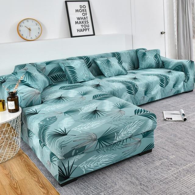 Universal Printed Sofa Cover Geometric Pattern Stretch For Living Room Couch Protector Washable Decor Chaise Longue Settee Case