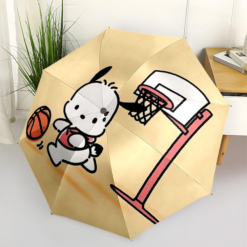 1pc Snoopy Basketball Sports Umbrella - Automatic Opening/Closing with Foldable Design, Outdoor Use Suitable for Fans, Travelers, Daily Use, Gift Idea