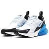 Nike Air Max 270 GS White Signal Blue Kids Sneakers Black 943345-106