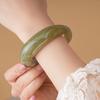 Curved Irregular Wide Bracelet Bohemian Retro Hand Ring Fashion Acrylic Open Bangle  Women