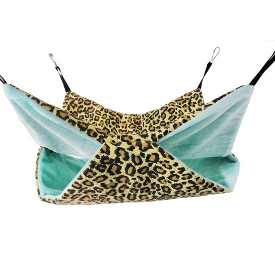 

Pet Hamster Squirrel Double Layer Hammock Nest Hanging House Warm Sleeping Bed S