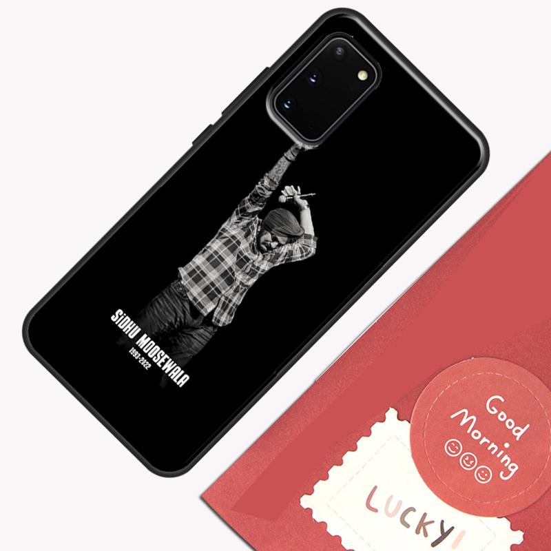 Indian Rapper Sidhu Moose Wala Case For Samsung Galaxy S22 S21 S23 Ultra Note 20 S8 S9 S10 Note 10 Plus S20 FE Back Cover