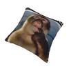 Decorative Pillowcase Thinking Monkey Meme  Merch Chair  Pillow Case Cover Zippered Multiple Sizes