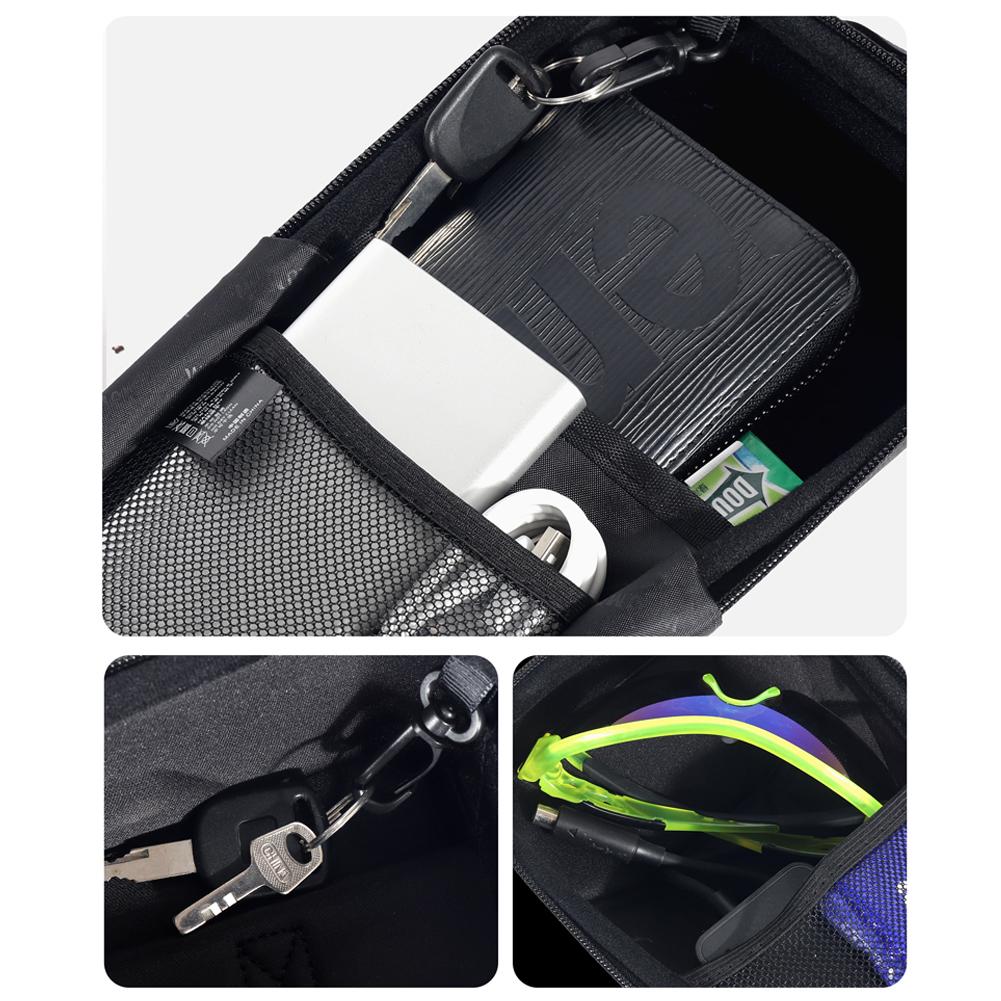 Bolsa para Patinete Eléctrico de 2/3/4L Accesorios para M365 PRO 2 KUGOO M4 Bolsa Delantera Impermeable para Patinete Bolsa para Vehículo Eléctrico Bolsa para Bicicleta